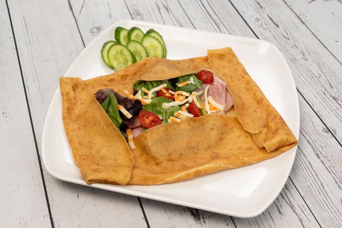 Ham and Cheese Crepe