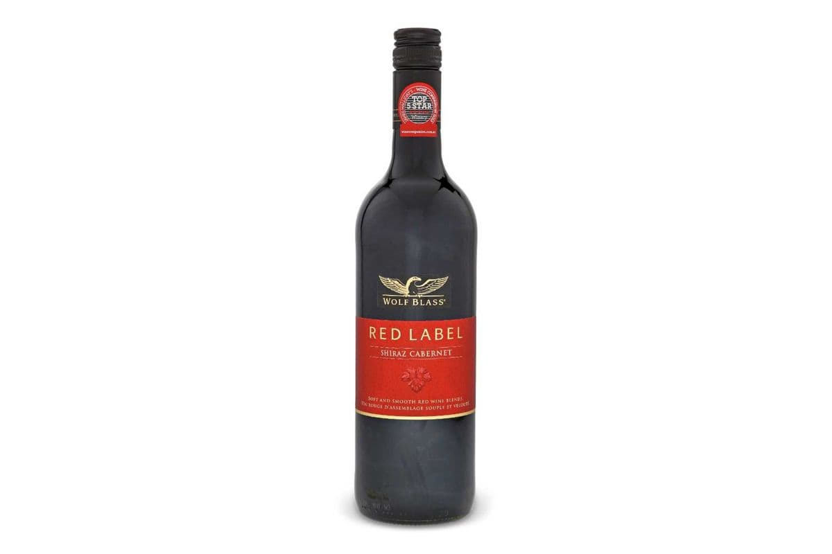Wolf Blass Red Label Shiraz Cabernet (1 x 750 ml Bottle)