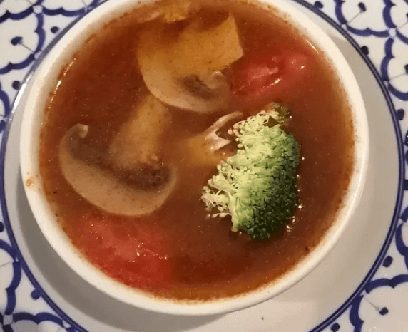 3. Thai Lemongrass Soup (Tom Yum) with Vegetables