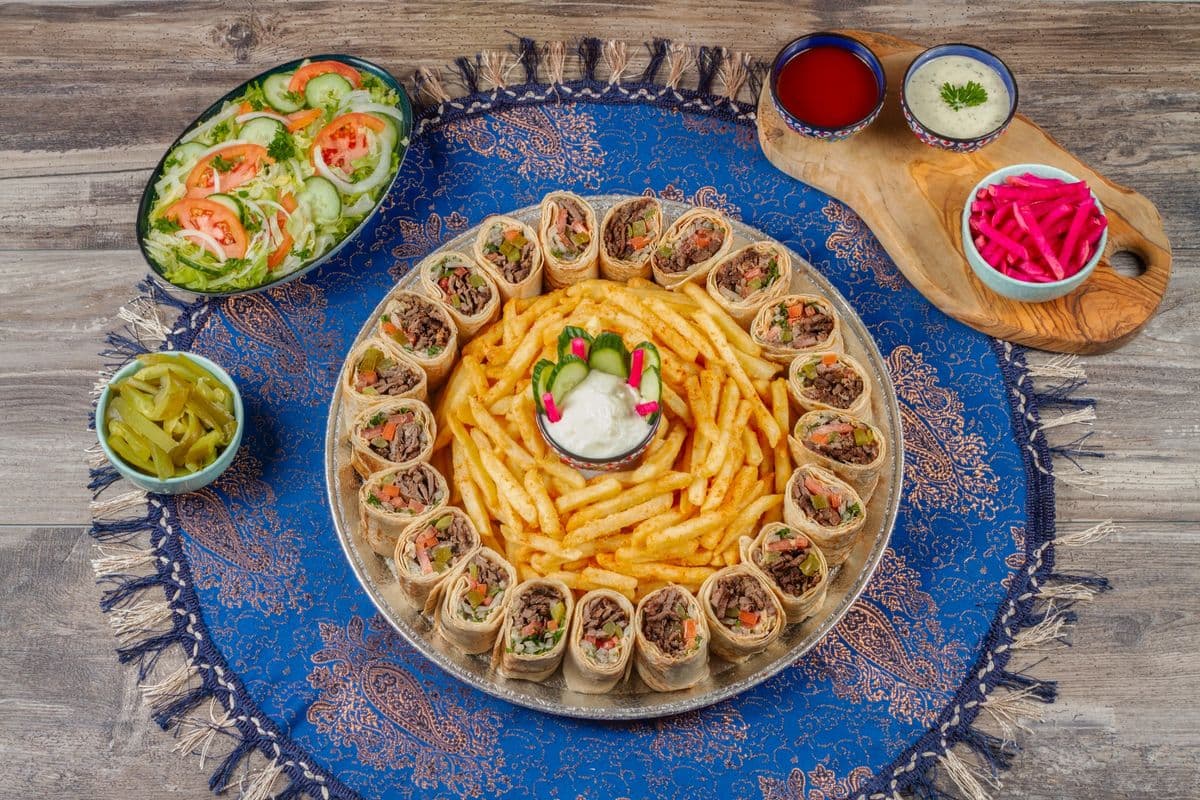 Chicken Shawarma Saj Family Feast