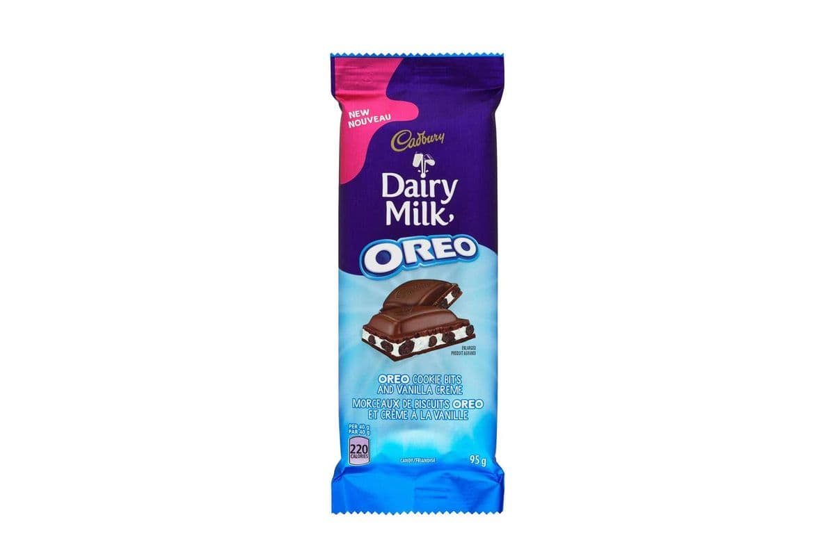 Cadbury Dairy Milk Oreo Bit & Vanilla Creme 95g Tab