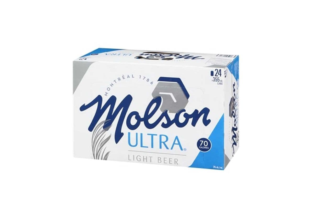 882916. MOLSON ULTRA (24 x 355ML (CANS))