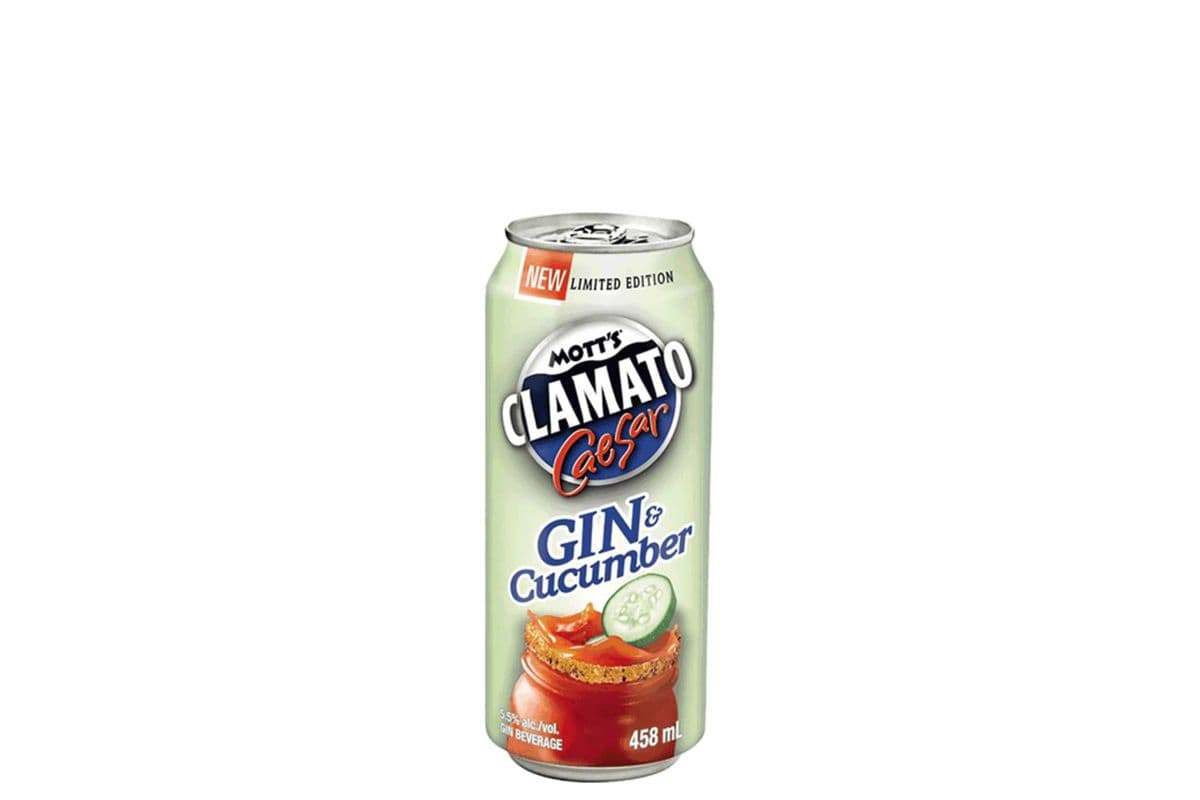 Mott's Clamato Cucumber Gin Caesar (1 x 473 ml)