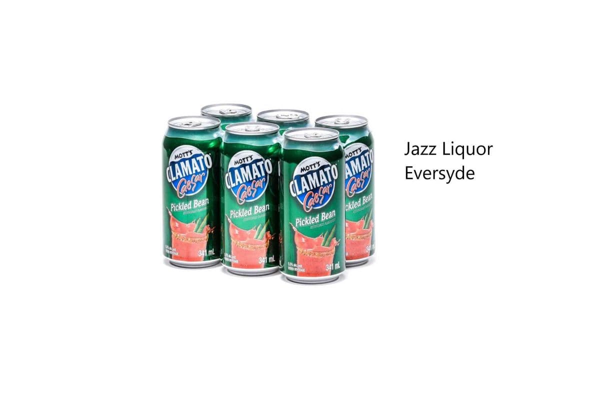 MOTT'S CLAMATO CAESAR PICKLED BEAN CANS (1 x 6x341ML)