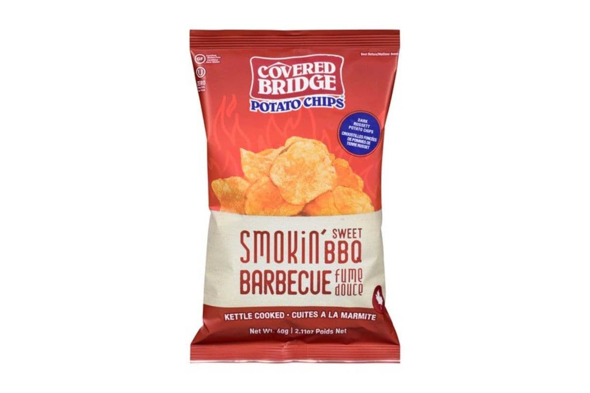 Covered Bridge Smokin Sweet Bbq Chips (60 g)