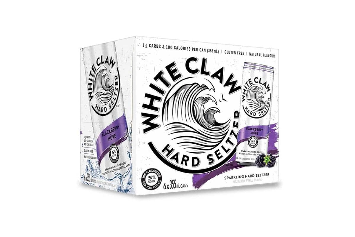 884242. WHITE CLAW BLACKBERRY (6 x 355ML (CANS))