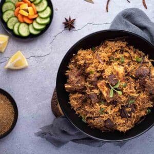 Fish Ghee Roast Biryani