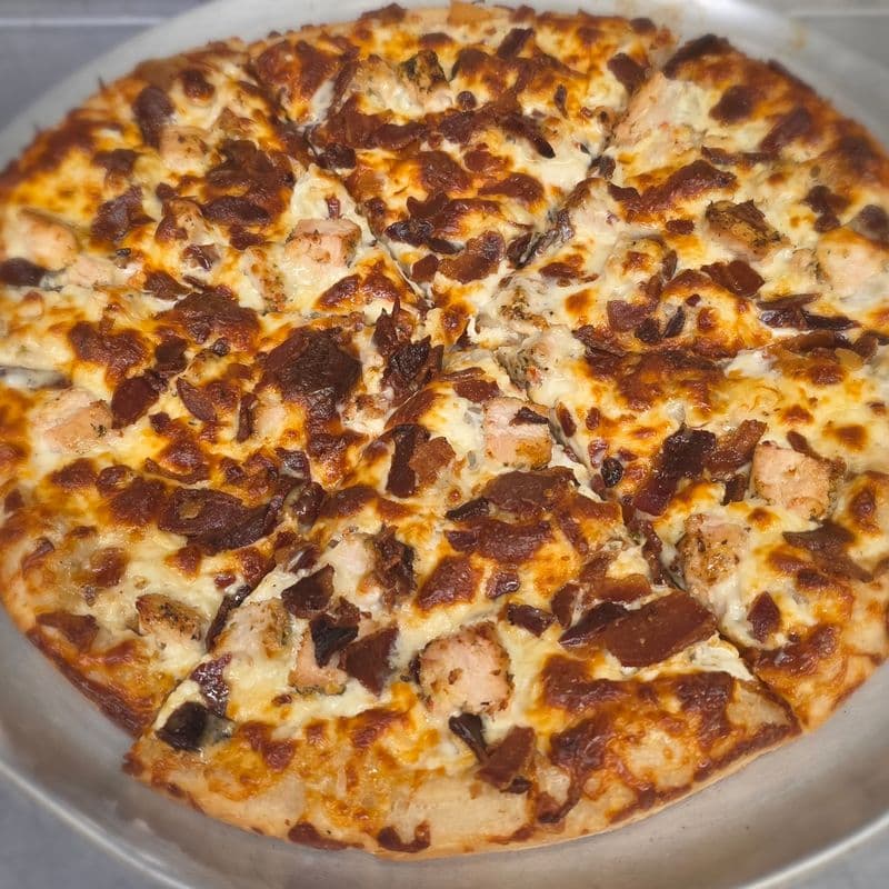 Chicken Bacon Ranch Pizza