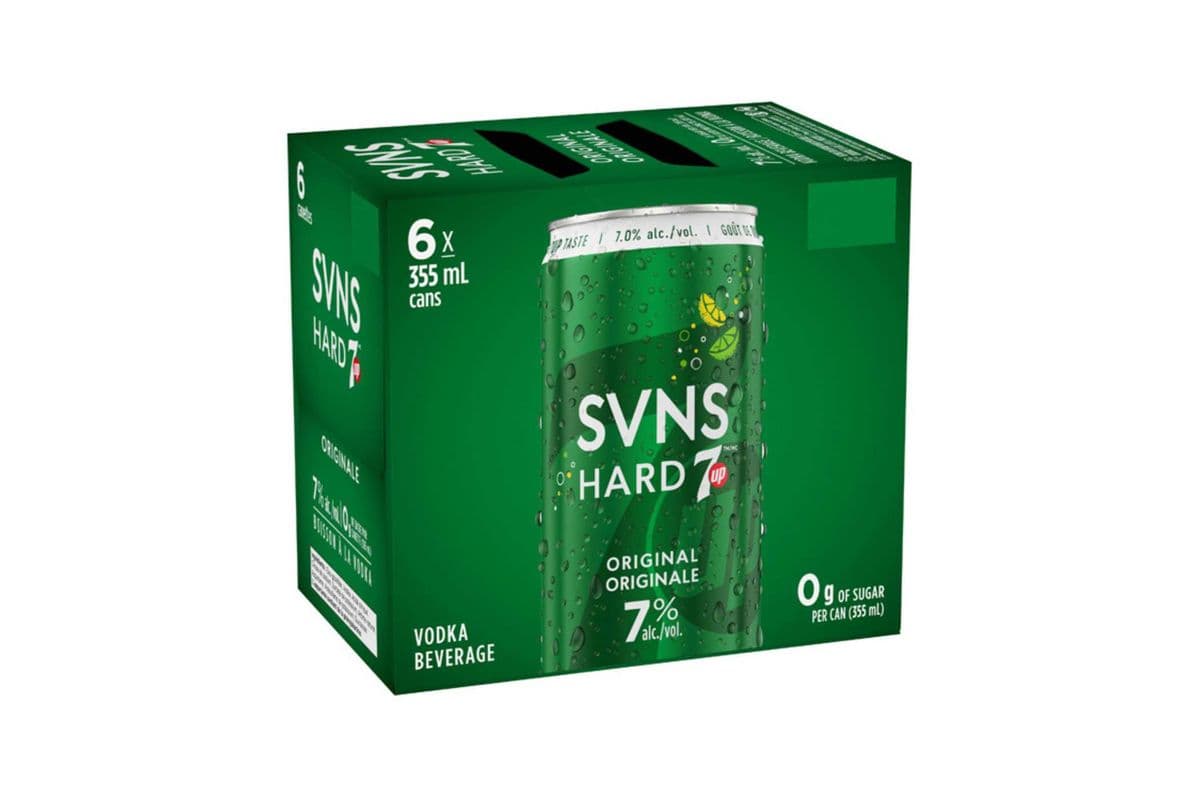 SVNS Hard 7up Original- 6 Pack (6 x 355mL cans)