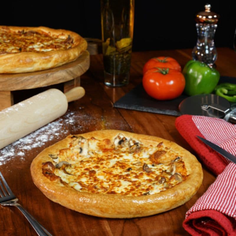 Grande pizza champignons / Grande pizza champignons