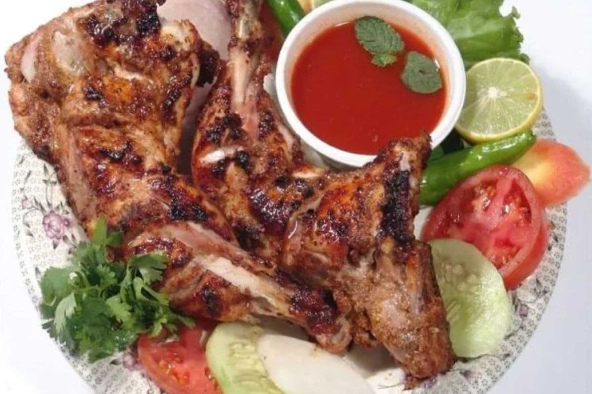 Chicken Tikka with Paratha