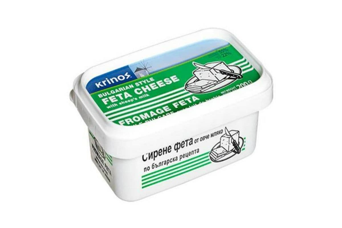 Krinos • Bulgarian Style Feta Cheese / Fromage Feta À La Bulgare (200G)