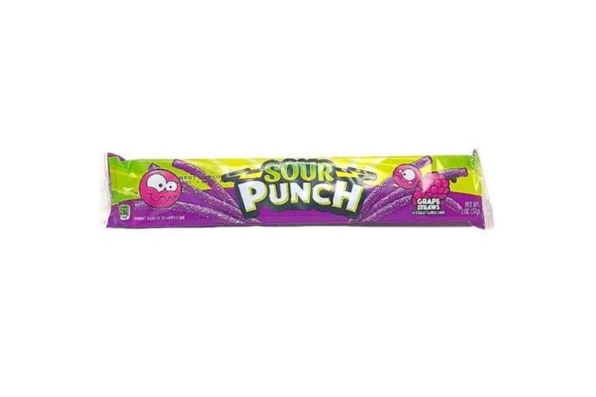 Sour Punch Grape Straws (57 g)