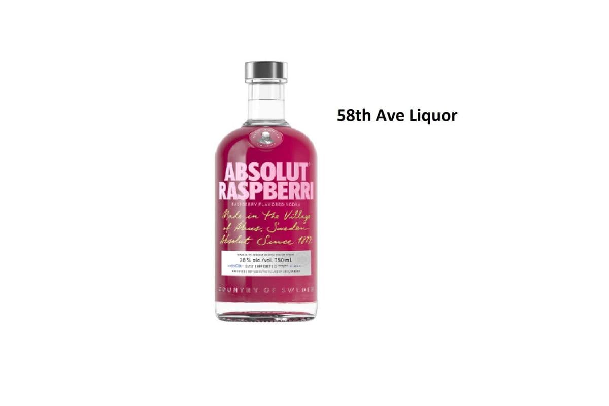 ABSOLUT RASPBERRI 750ML (1 x 750ML)