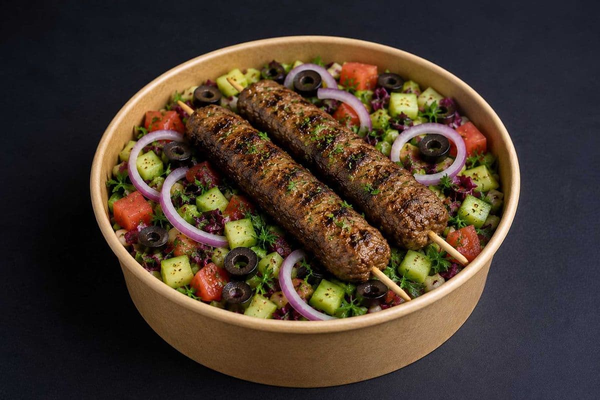 Beef Kafta Salad