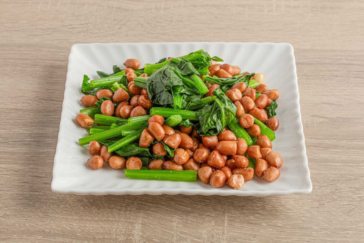 A09 Mixed Peanut and Spinach 菠菜花生米