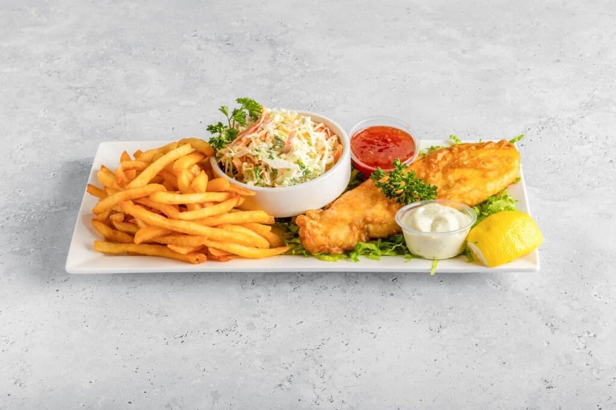 Halibut and Chips
