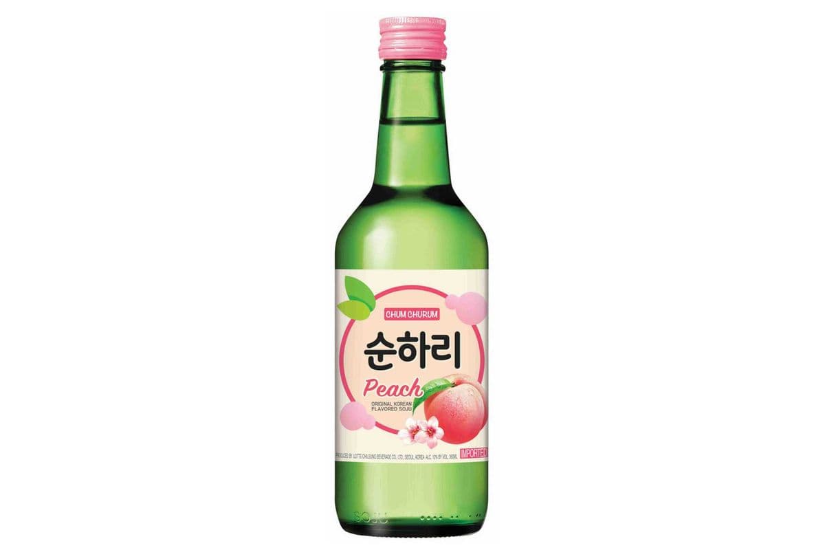Chum Churum Peach Soju (1 x 360 ml Pet Bottle)