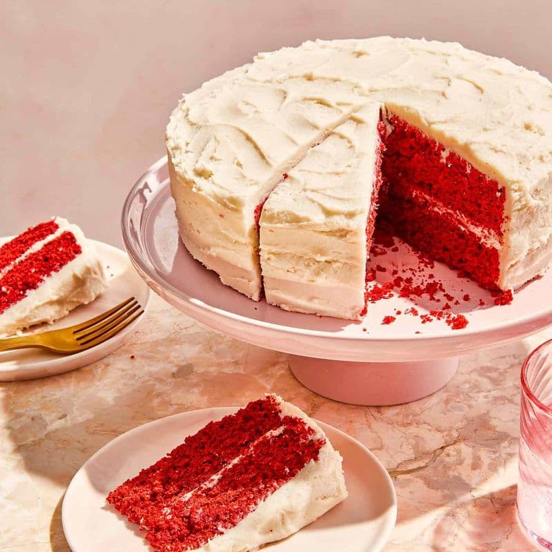 Vegan Red Velvet Whole Cake