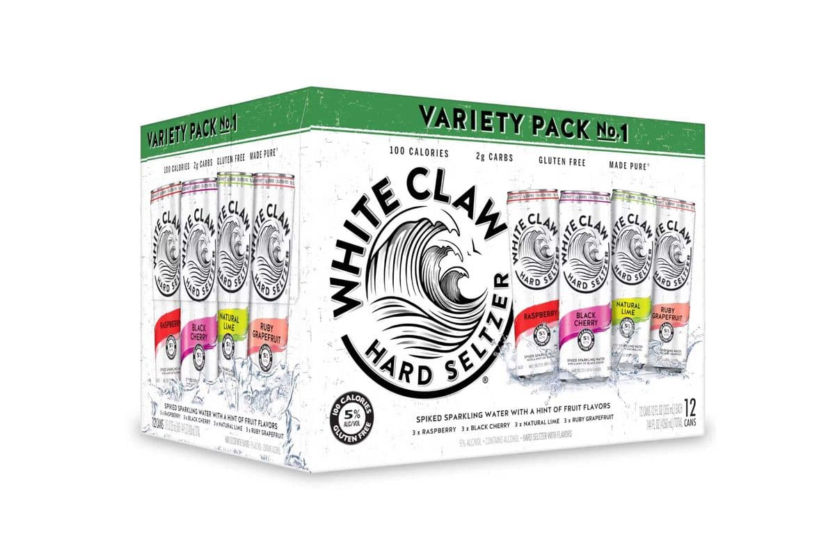 White Claw Hard Seltzer Variety Pack 1 (12 x 355 ml Cans)