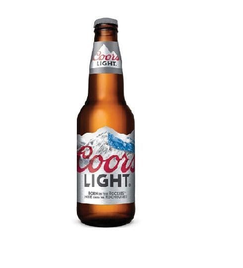 BTL COORS LIGHT 341 mL bottle, (4%ABV)