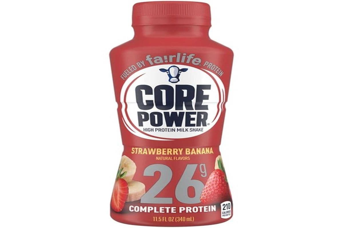 core power high protein milkshake ( strawberry banana) (414ml) (170 Cal)