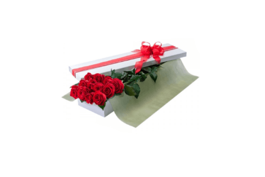 Elegantly Boxed Roses