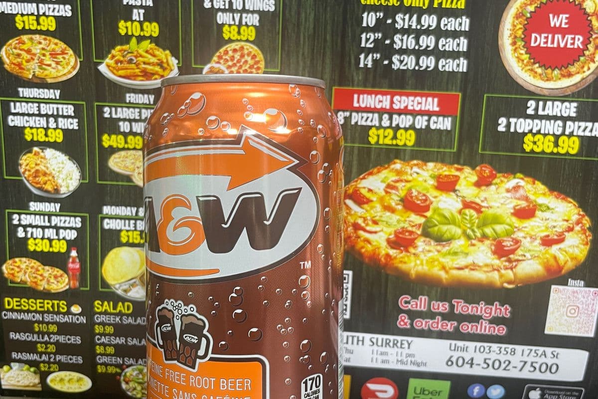 A&W ROOT BEER CAN