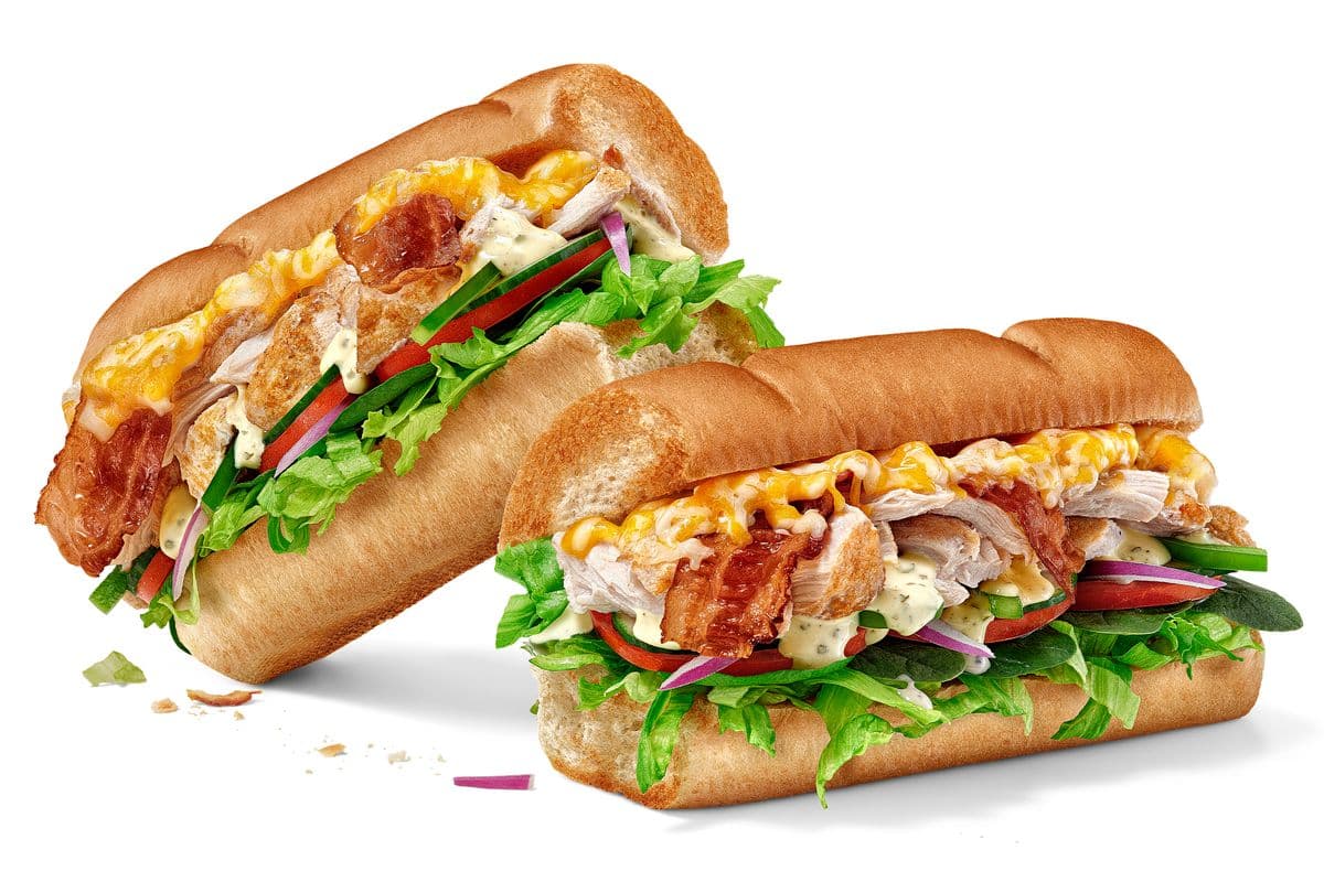Footlong Chicken Bacon & Peppercorn Ranch (900 Cals)