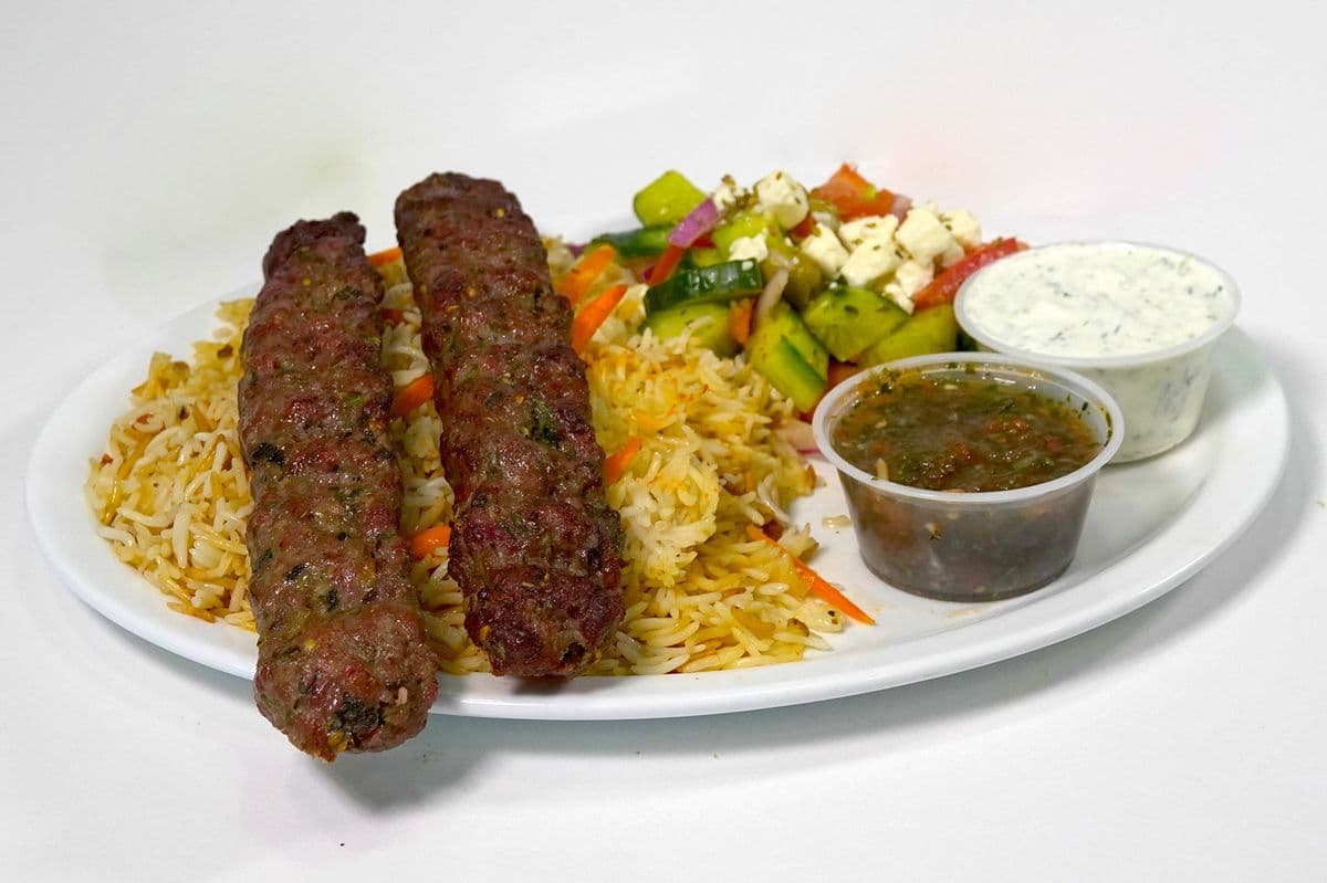 Beef Shish Kabob Platter