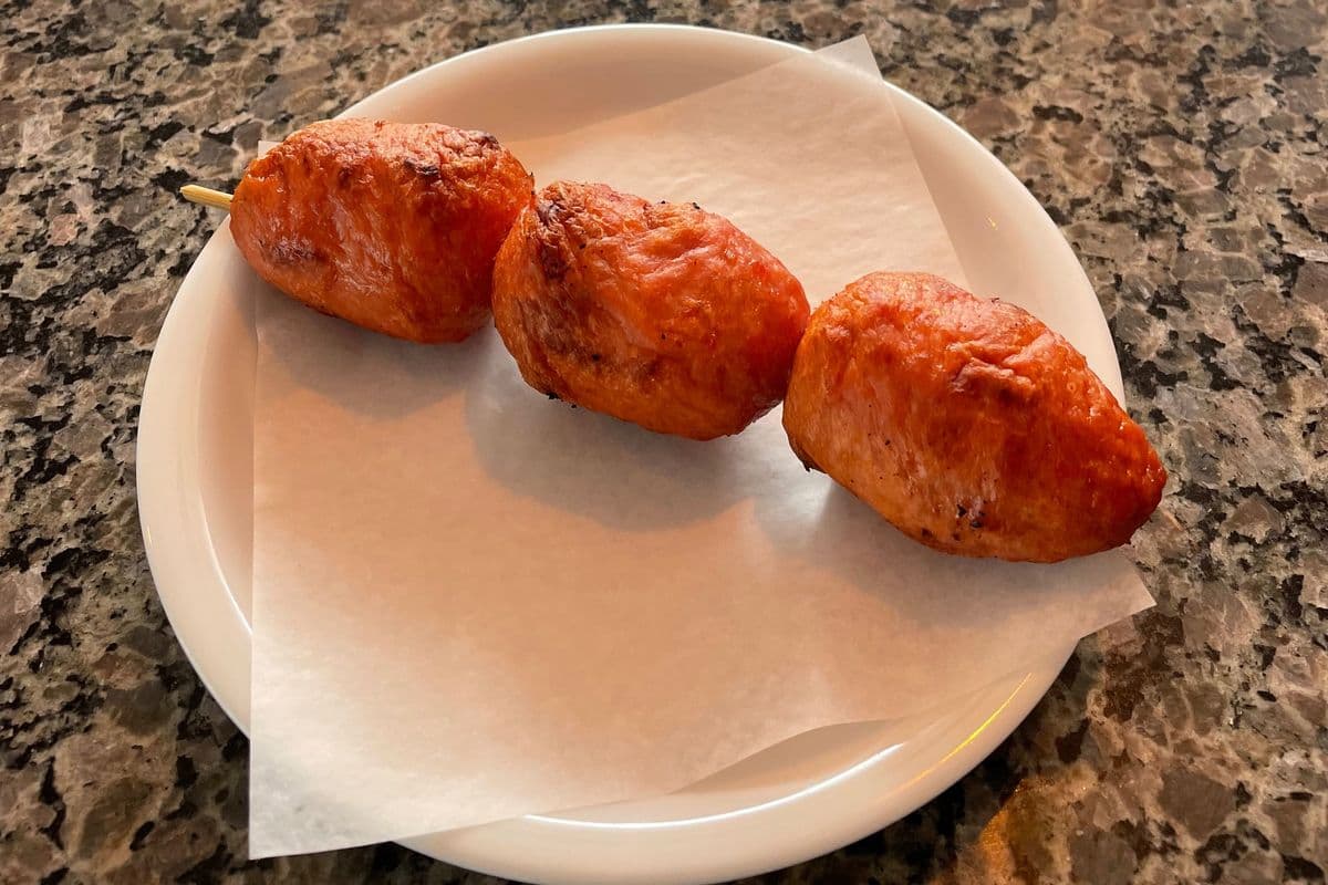 16a. Charbroiled Pork Ball Skewer (3 pcs)