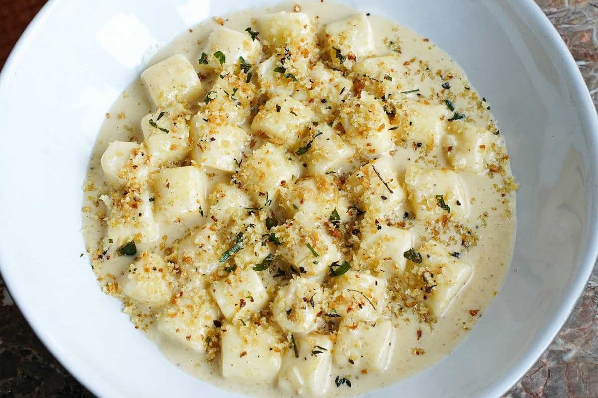 Gnocchi Bianco (Vegetarian)