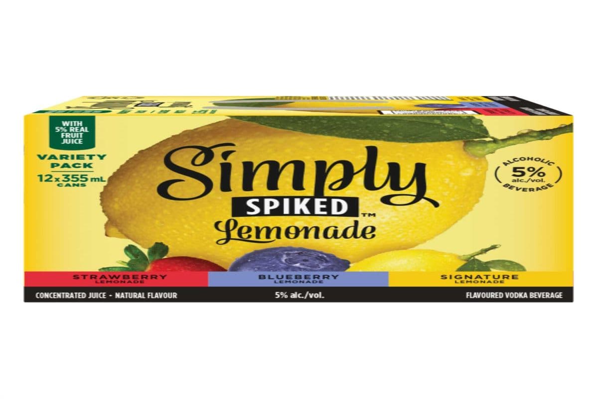 SIMPLY SPIKED LEMONADE MIXER 12 PACK (1 x 12 X 355ML)