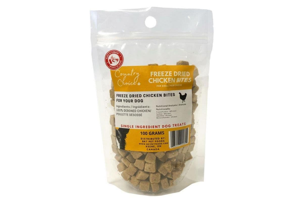Country Choice Chicken Bites Freeze-Dried Dog Treats (100 g)