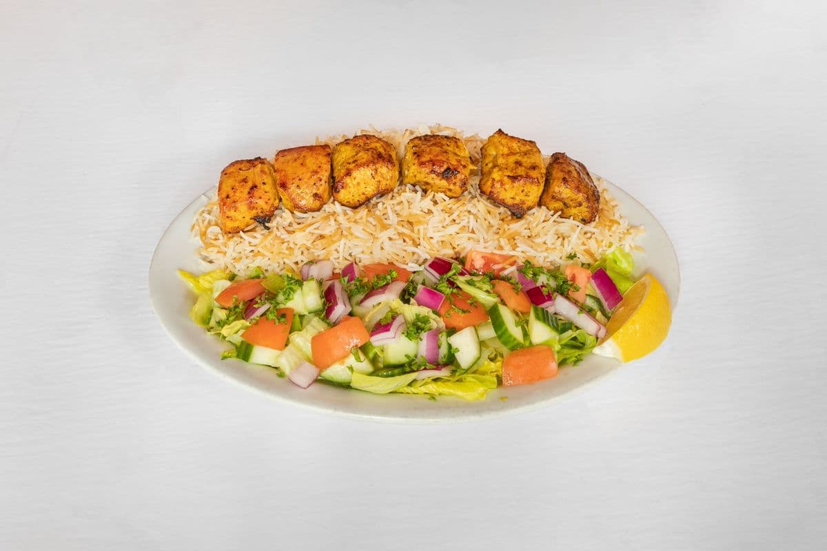 Chicken Breast Kabob Platter