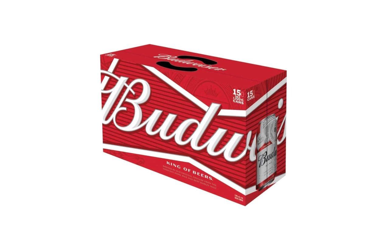 Budweiser (15 Pack) (15 x 355 ML)