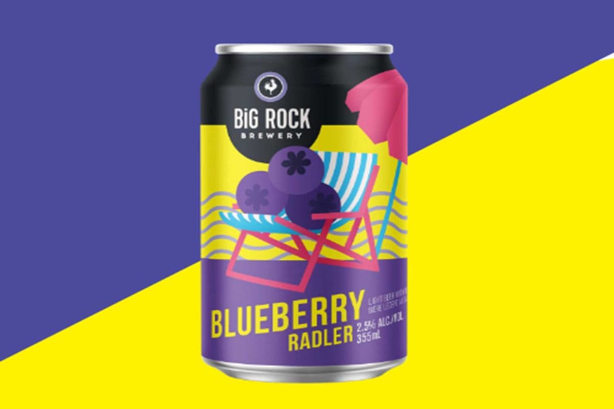 BIG ROCK Blueberry RADLER 6 CANS (6 x 355ML)