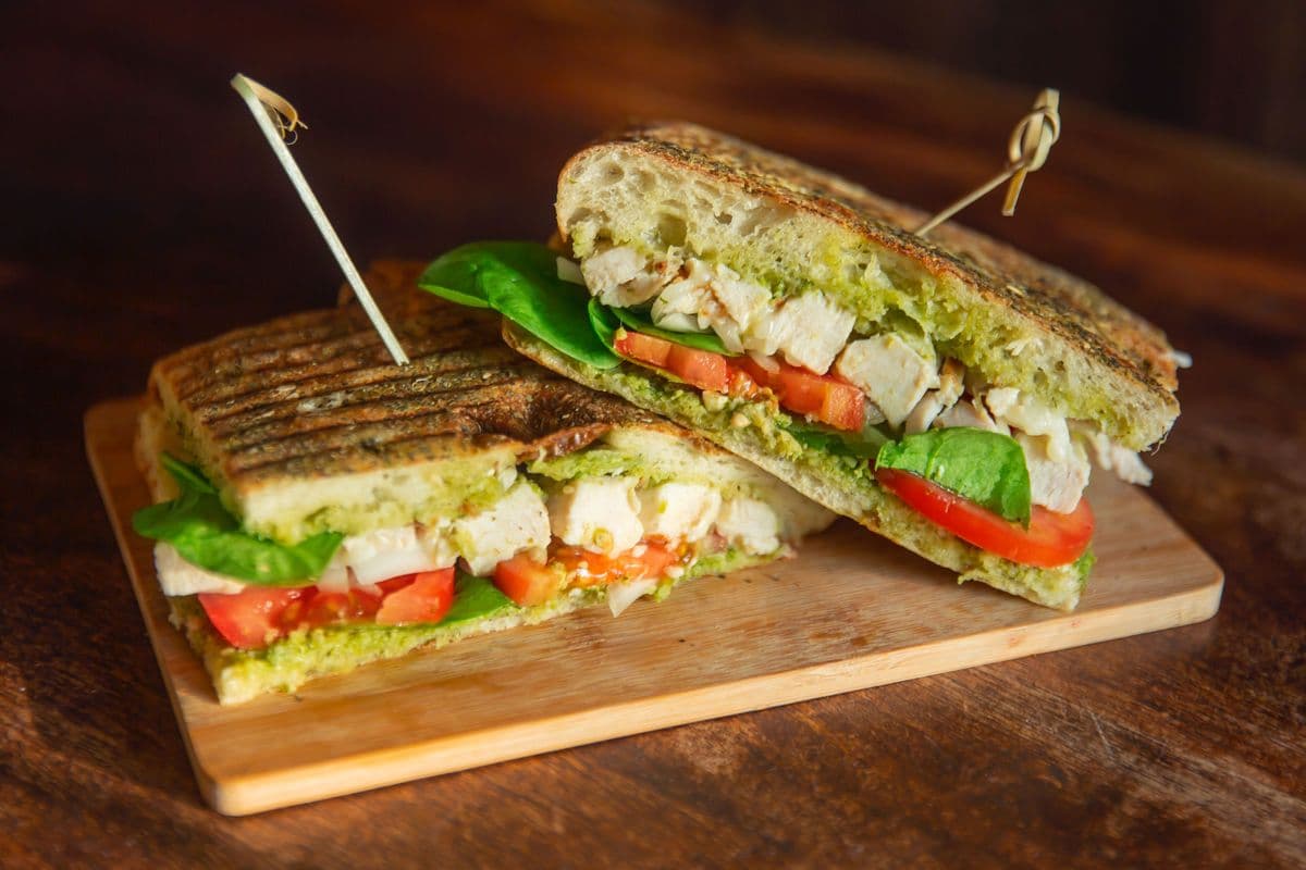 Olive and Herb Chicken Panini
