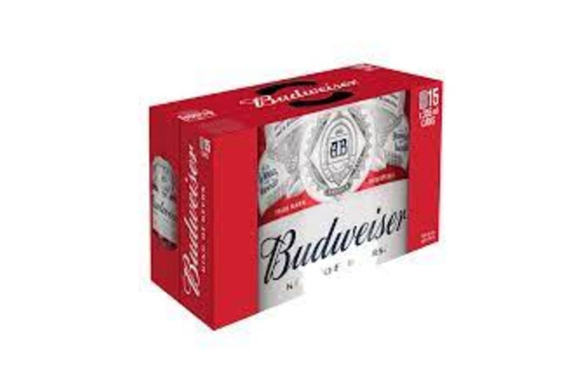 BUDWEISER 15 CANS (15 x 355 ml cans)