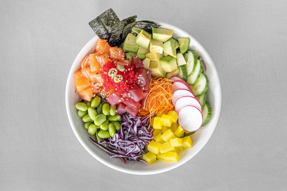 P6. Poké Thon et saumon. / Tuna and Salmon Poké