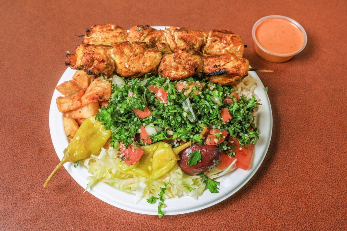 Assiette de brochettes / Skewer Plate