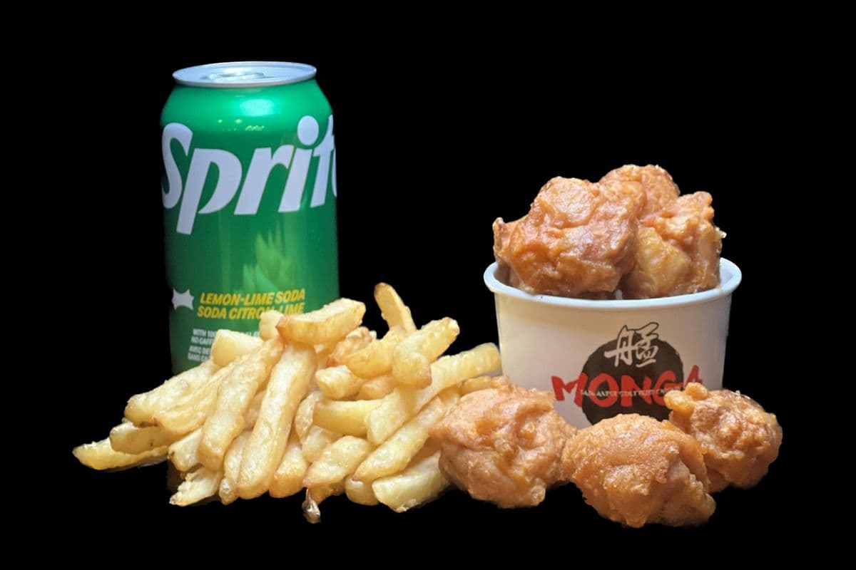 Nuggets Combo (Monga Nuggets, Crispy Fries, and a Choice of Drink)