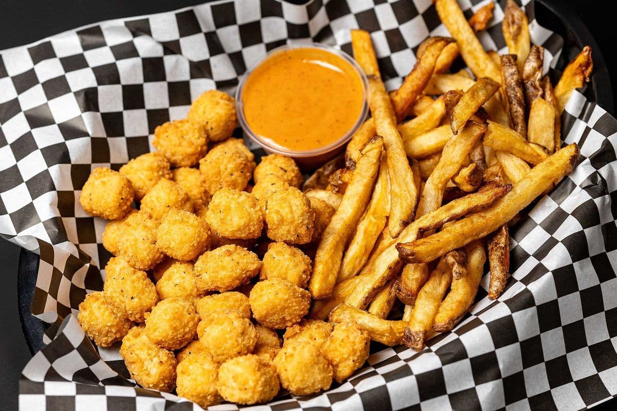 Popcorn Chicken and Fries