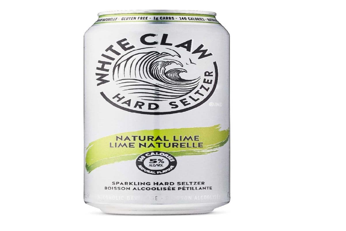White Claw Natural Lime 473ml Can (1 x 473 ml)