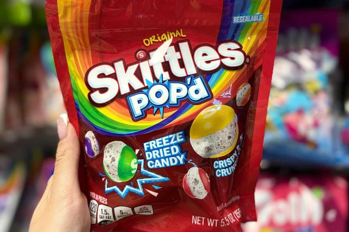 SKITTLES ORIGINAL POP'D FREEZE DRIED CANDY🍬💥- 5.5OZ