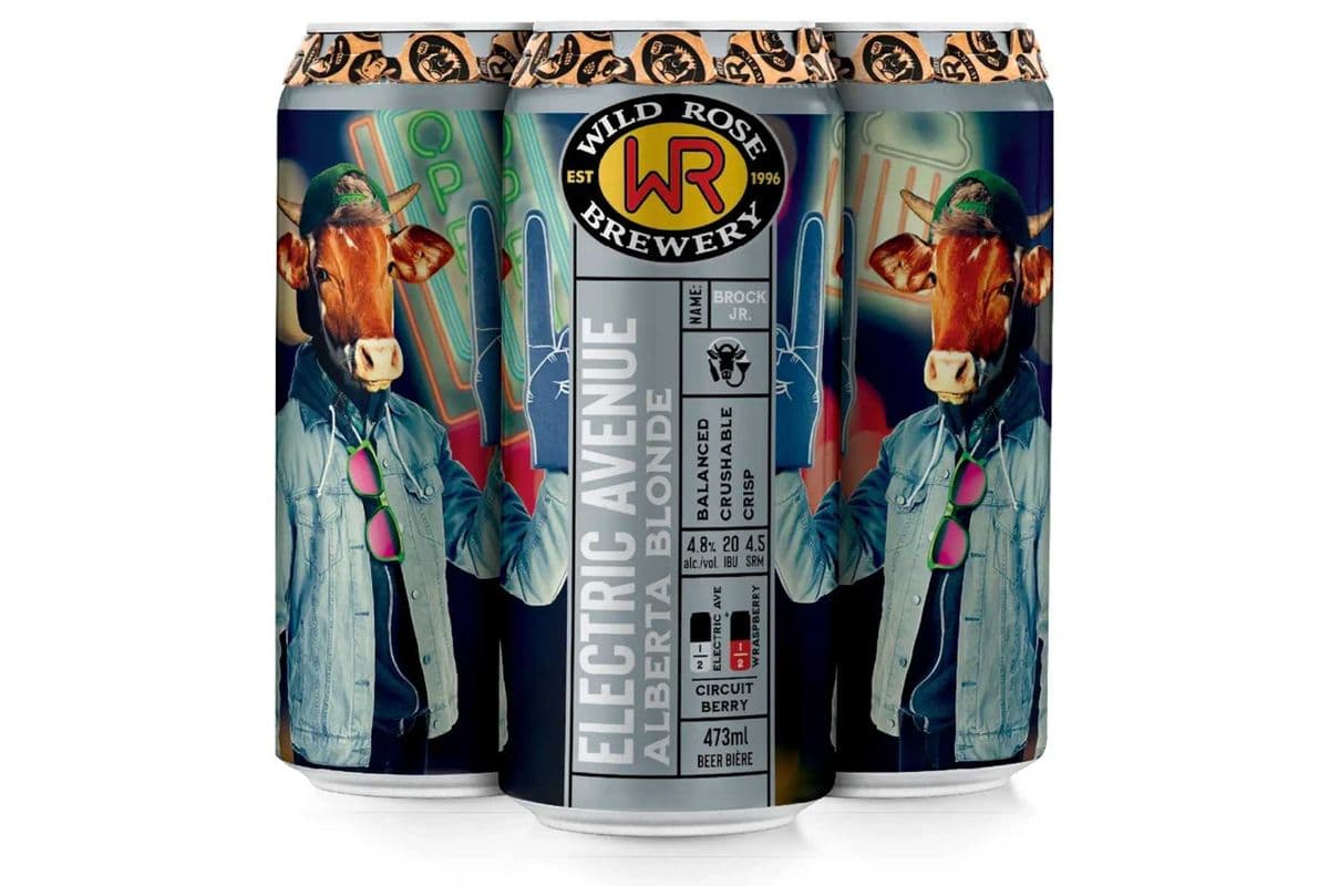 Wild Rose Electric Avenue Blonde Ale (4 x 473 ml)
