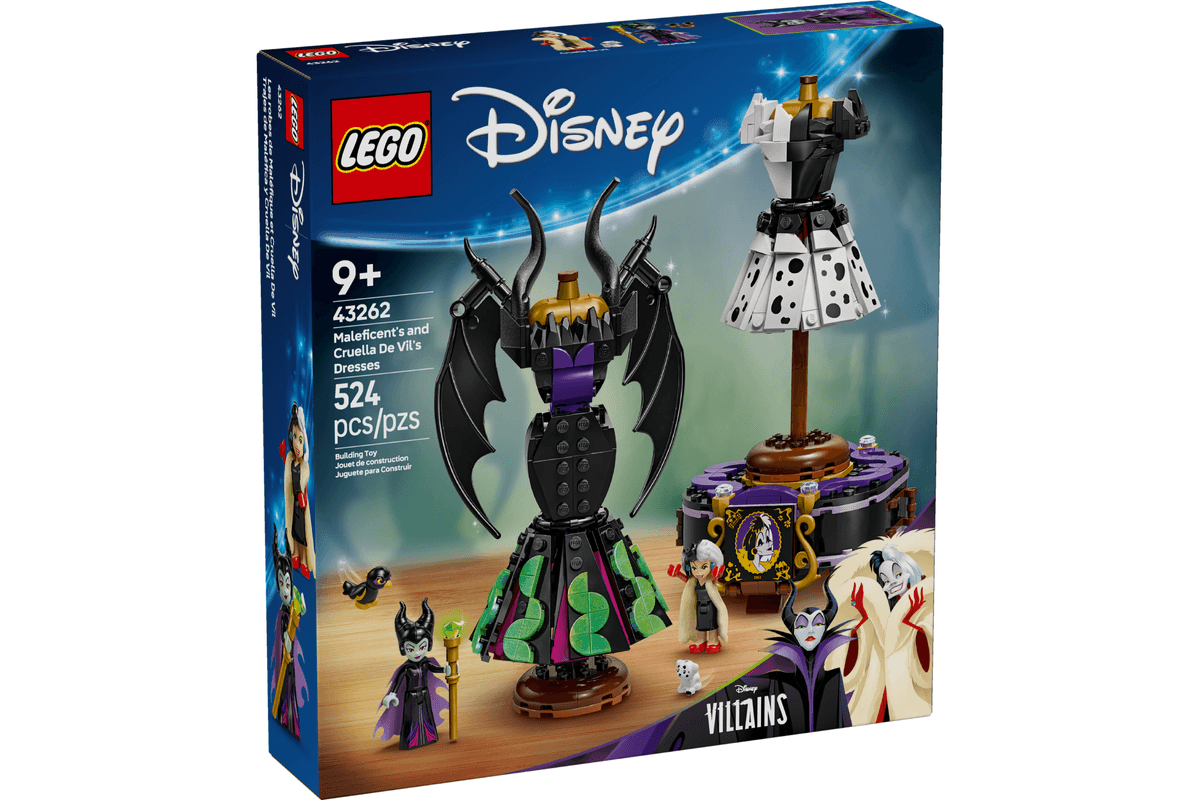 LEGO Disney Maleficent's and Cruella De Vil's Dresses (43262)