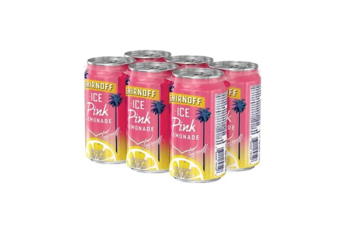 Smirnoff Pink Lemonade (6 x 355 ml Cans)