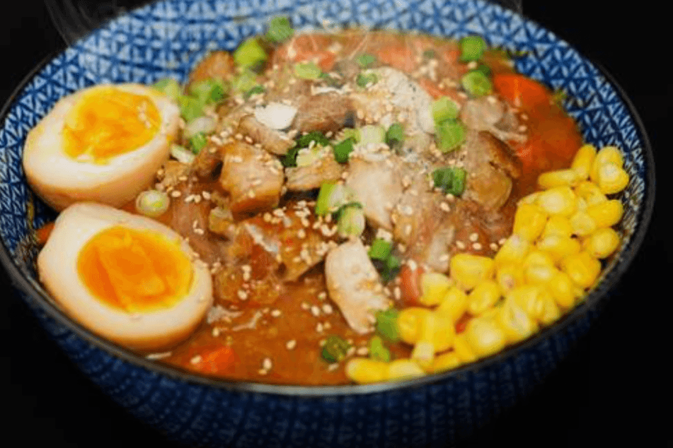 BBQ Chicken Curry on Rice