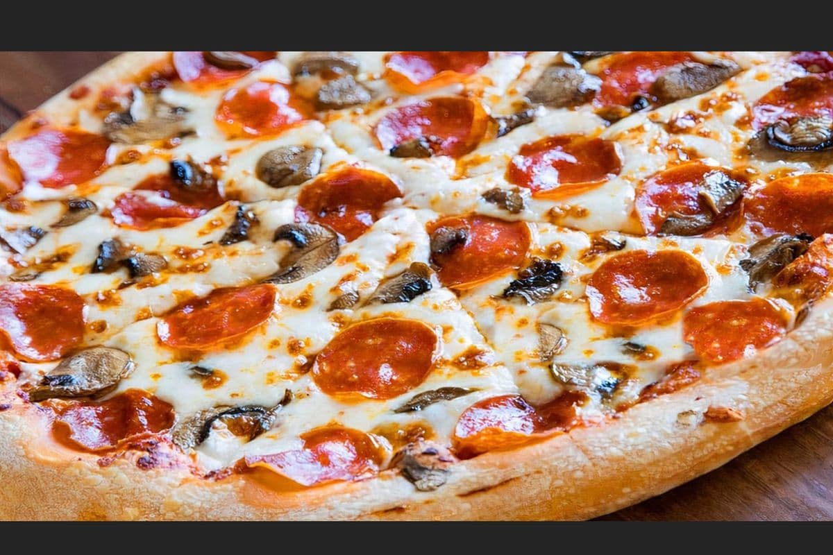 3. Small Bacon, Mushroom, and Sausage Pizza